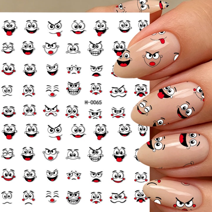 Niedliche Hunde-Themen-Nagelkunst-Sticker