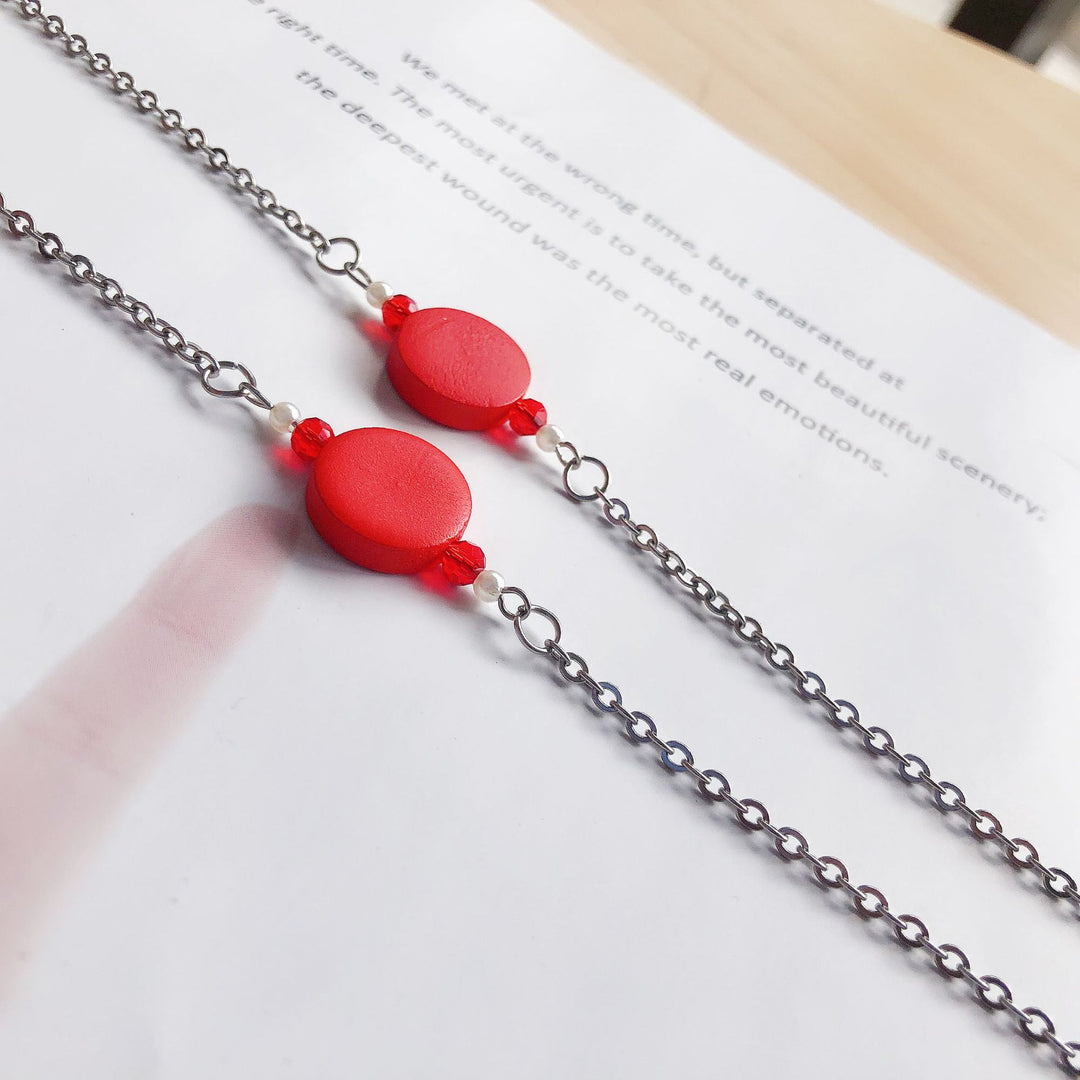 Stylische Dual-Strang Brillenhalterkette Karnz