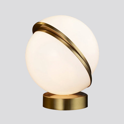 Moderne Schreibtischlampe mit orbitalem Design