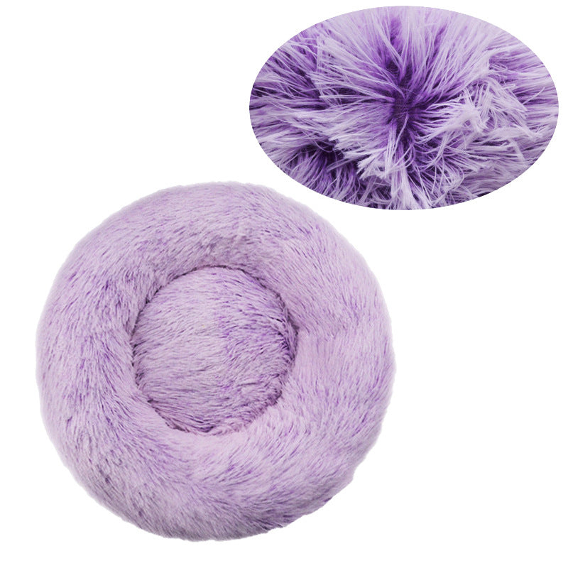 Runder Fuzzy Hundebett