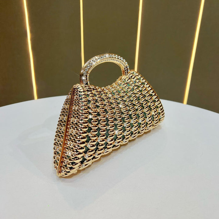 Strass-besetzte Abendhandtasche