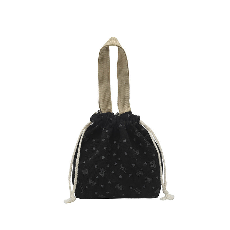 WoTextured Drawstring Mini Tasche Karnz