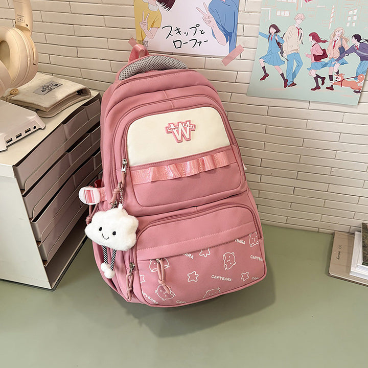 Charmanter Cartoon-Muster-Rucksack