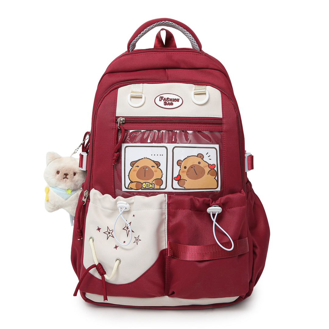 Cartoon-Charakter Druck Schulrucksack Karnz