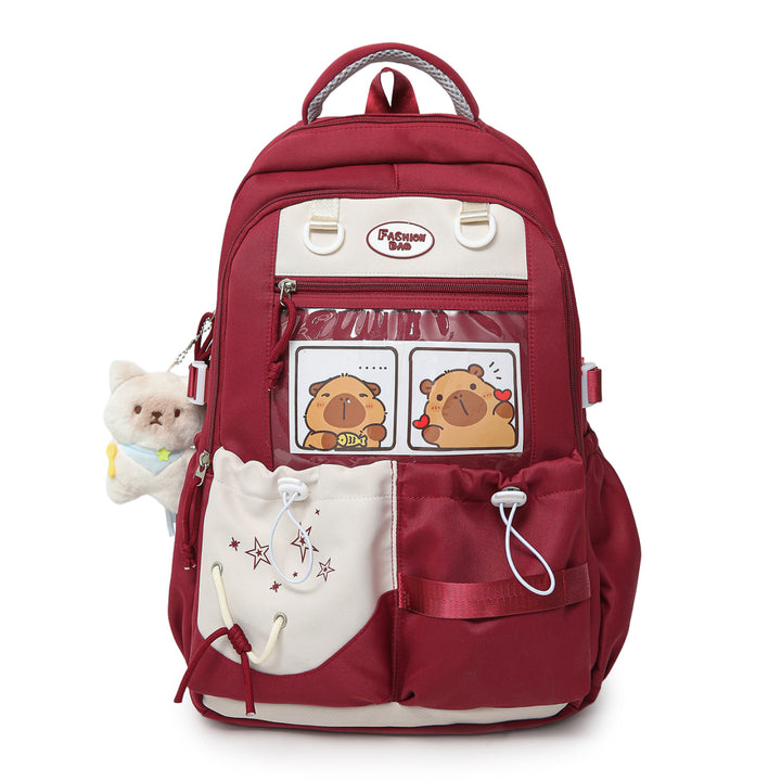 Cartoon-Charakter Druck Schulrucksack Karnz