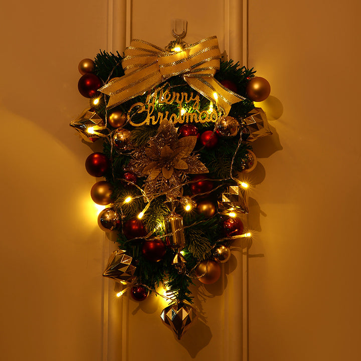 Festliche Weihnachtskranz Dekoration Karnz