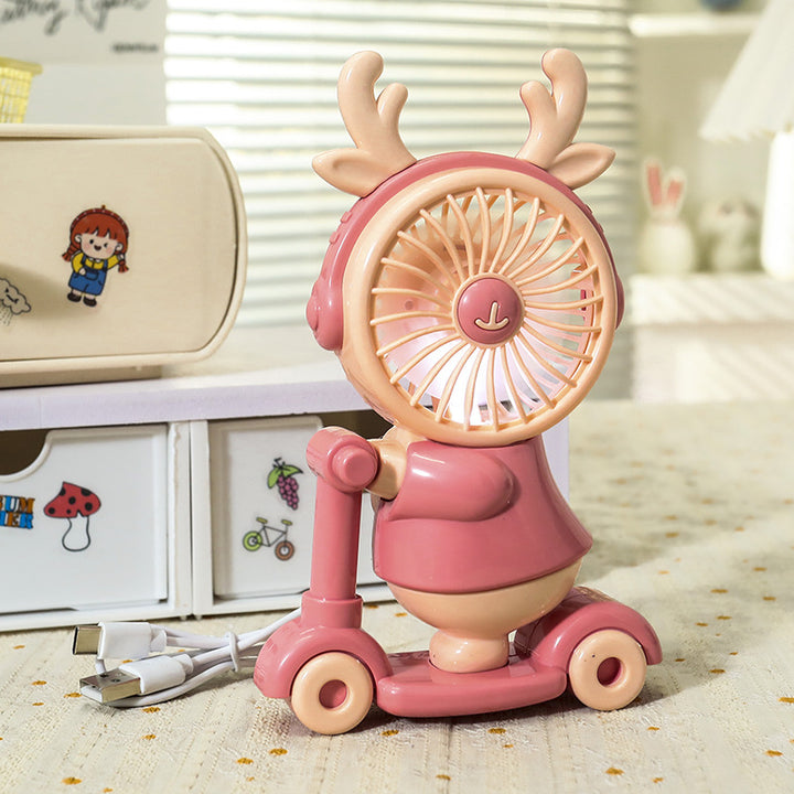 Damen Tragbarer Mini-Ventilator im kreativen Tierdesign Karnz