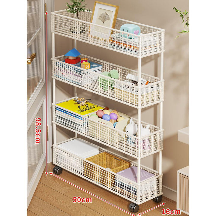 Slim Vertikaler Netzkorb Organizer Regalsystem für enge Räume