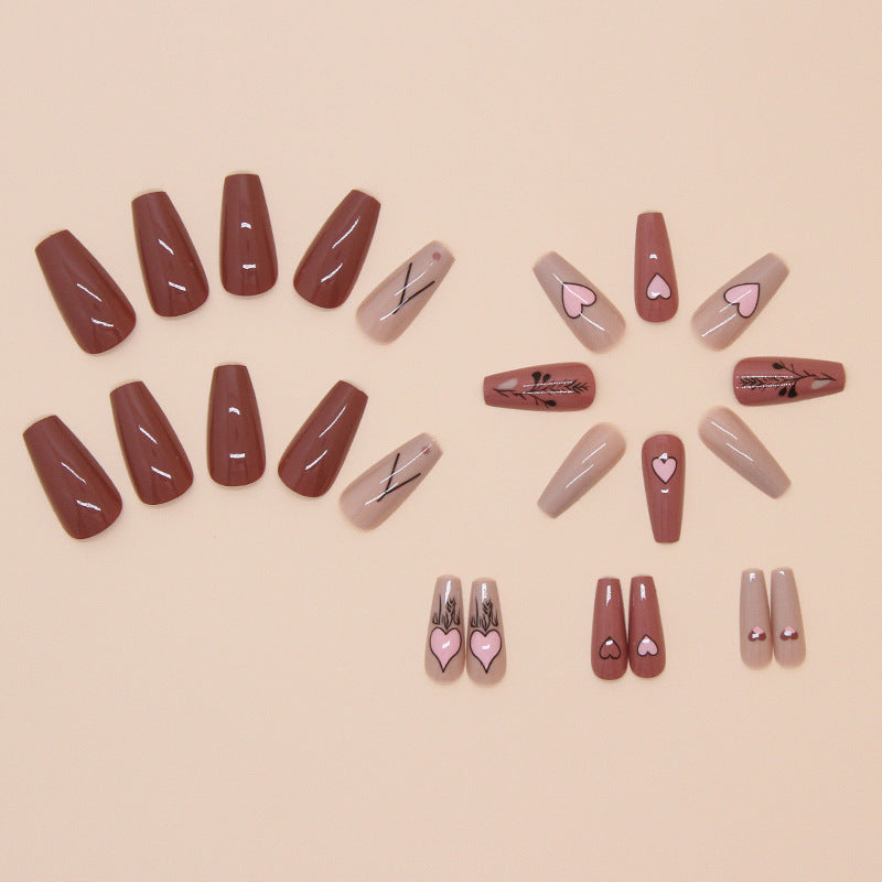 Künstlerisches Floral Nageldesign Kit Karnz