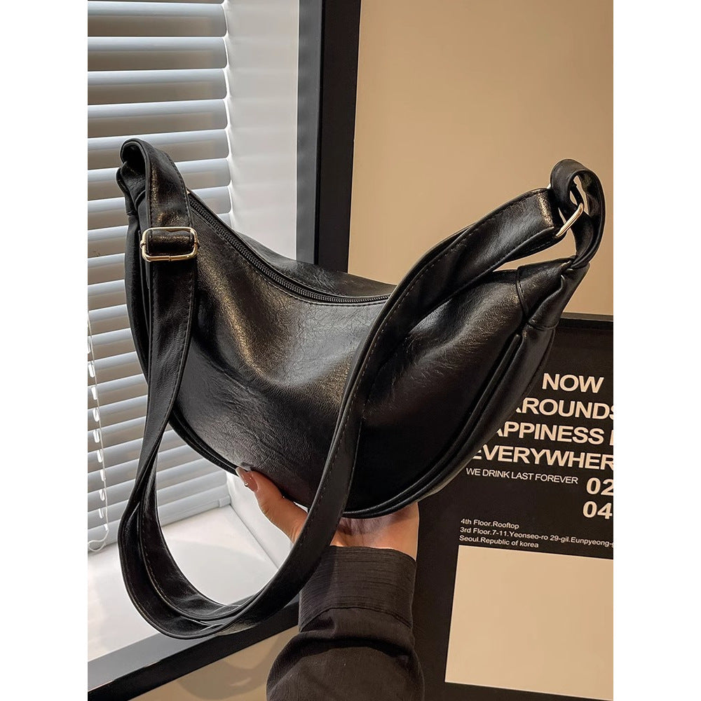 Sleek Leder Hobo Tasche Karnz