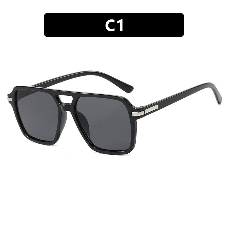 Damen modische rechteckige Sonnenbrille mit stylishem Design und UV-Schutz Karnz