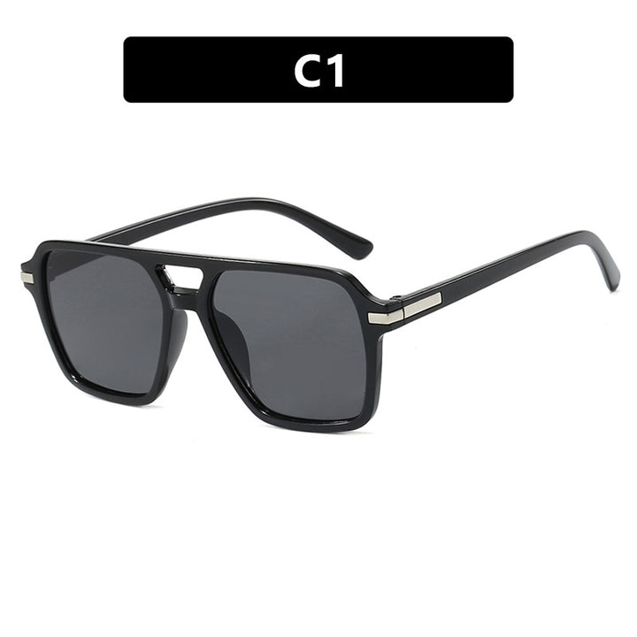 Damen modische rechteckige Sonnenbrille mit stylishem Design und UV-Schutz Karnz