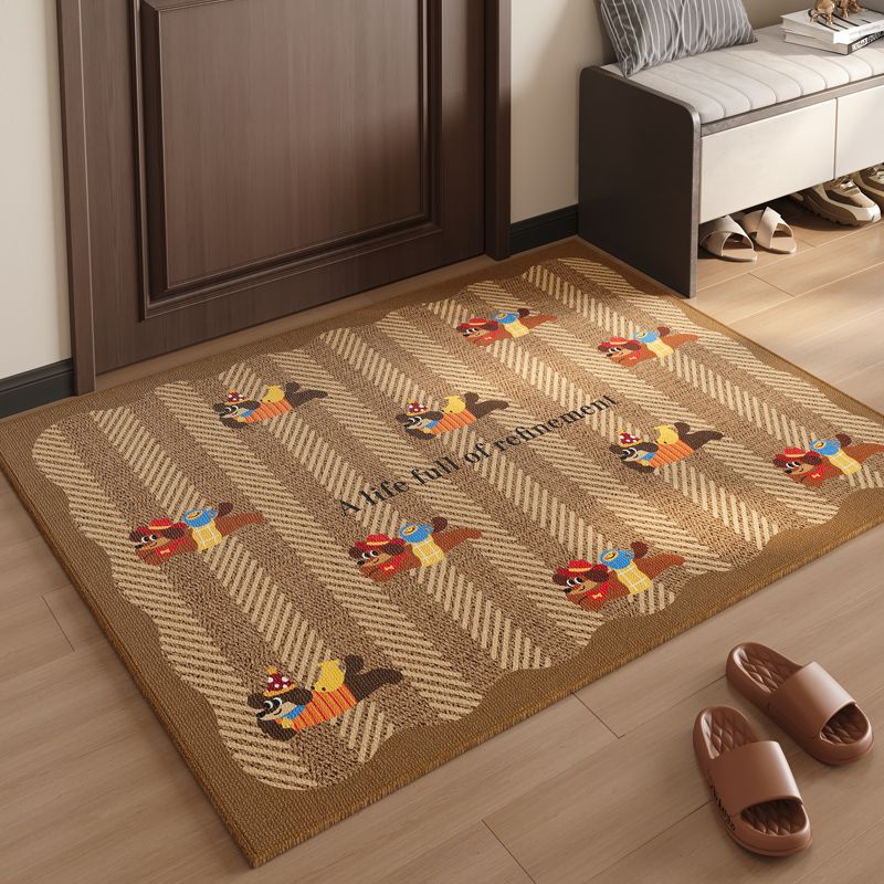 Adorable Katzen-Themen Willkommen Matte