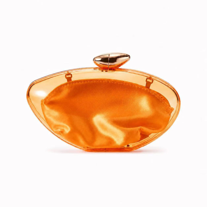 Skulptierte Acryl Abend Clutch