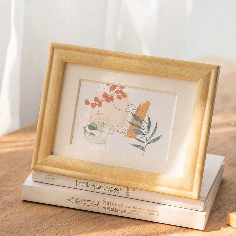 Dekorative gerahmte botanische Kunstdruck für Zuhause