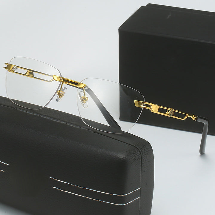 Damen Designer Sonnenbrille mit elegantem Metallrahmen Karnz
