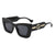 Damen Designer-Sonnenbrille mit markantem geometrischen Rahmen und hochwertiger Verarbeitung Karnz