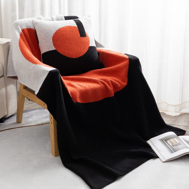 Moderne abstrakte Wurfdecke