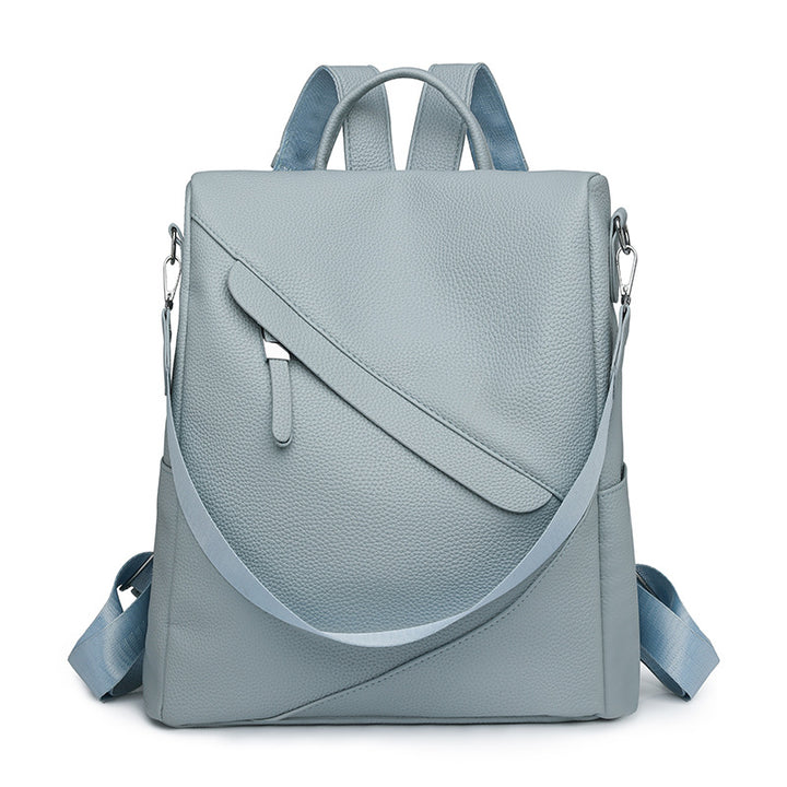 Eleganter Leder Laptop-Rucksack Karnz