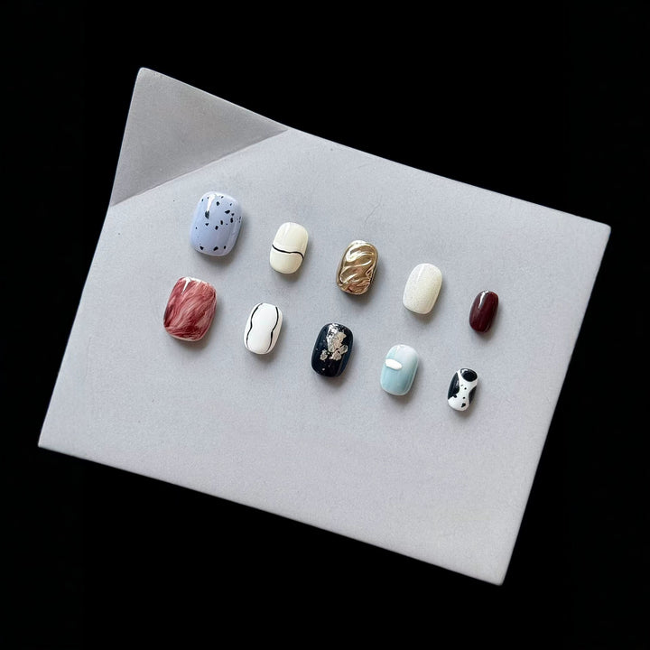 Elegantes Press-On-Nail-Art-Kit