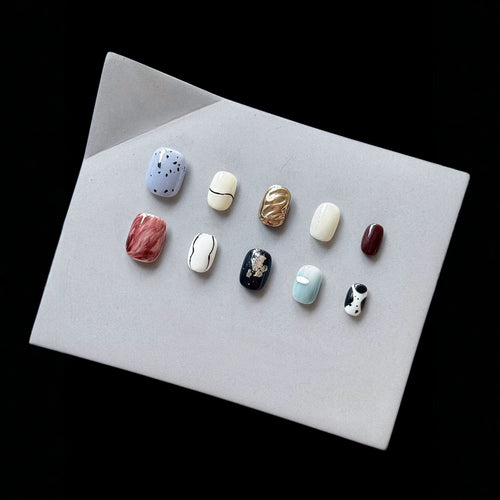 Elegantes Press-On-Nail-Art-Kit