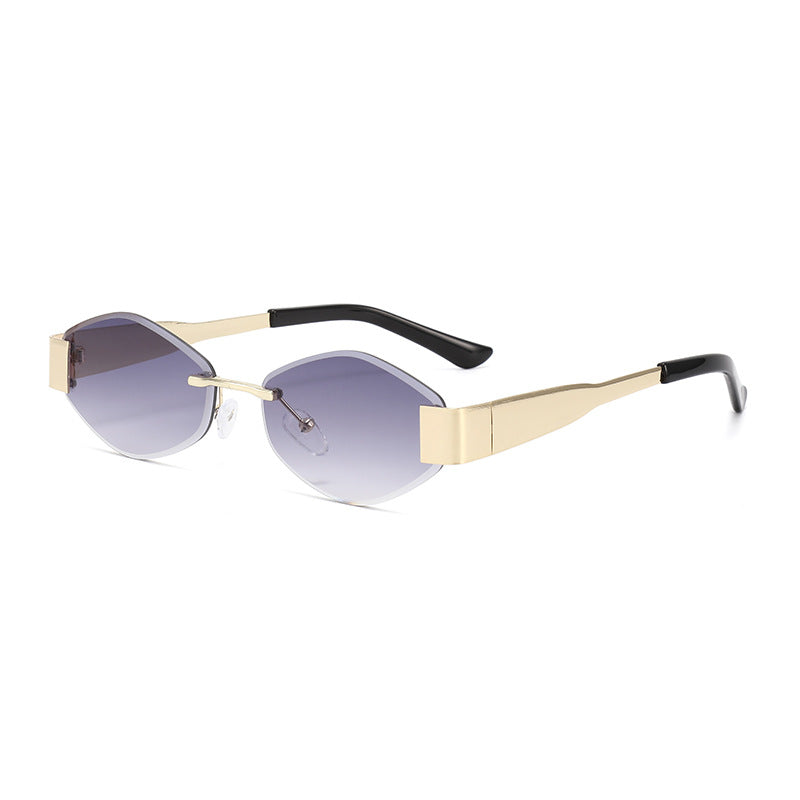 Damen modische Sonnenbrille mit elegantem achteckigen Rahmen und UV-Schutz Karnz