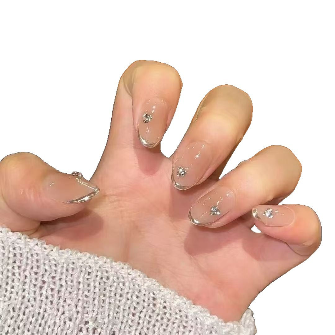Elegante Strass-Nagelkunstverlängerungen