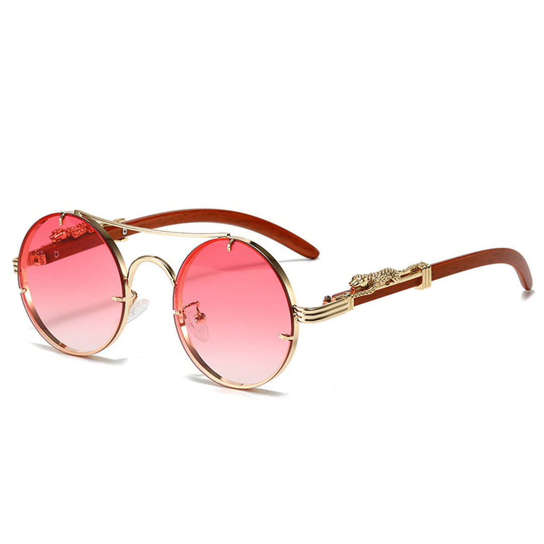 Damen elegante runde Brille Karnz