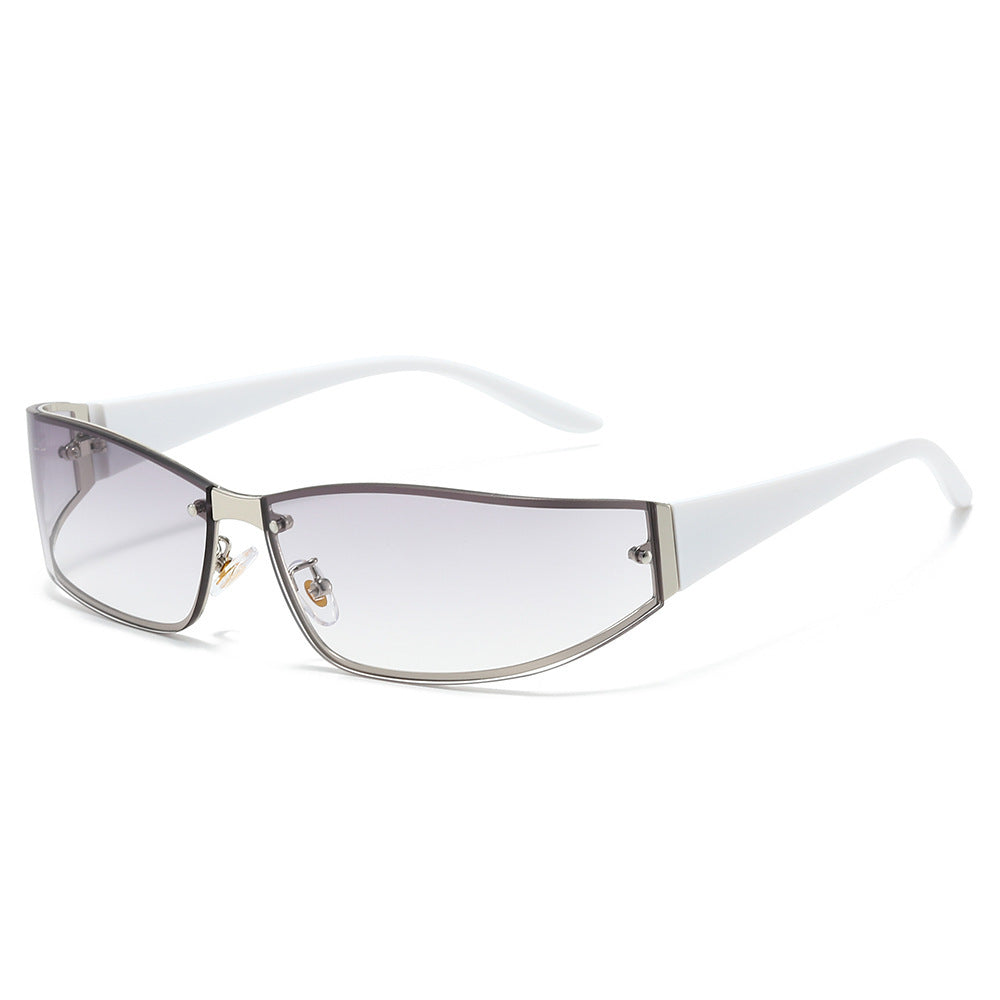 Stylische Cat-Eye Shield Sonnenbrille Karnz