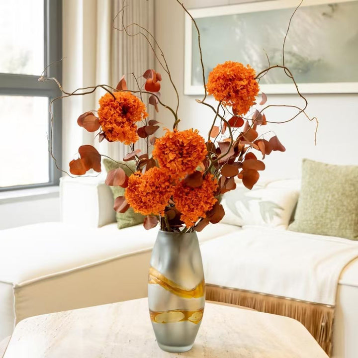 Dekorative Hortensie Blumenarrangement