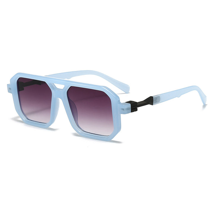 Damen stilvolle oversized Sonnenbrille mit geometrischem Rahmen Karnz