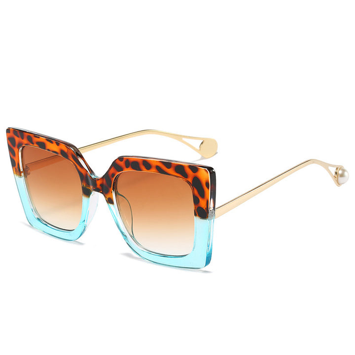 Oversized Geometrische Mode Sonnenbrille Karnz