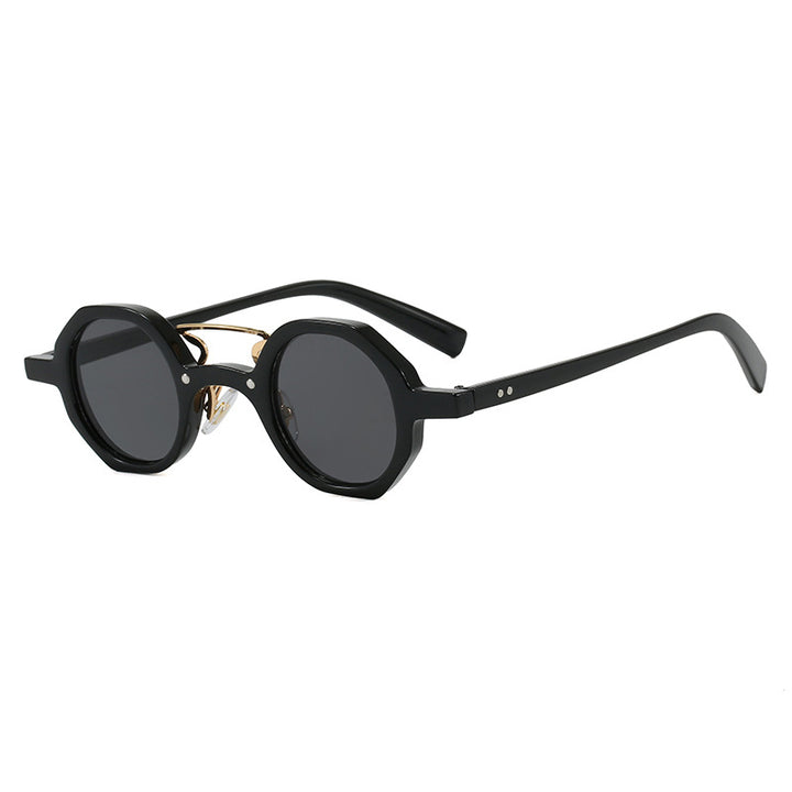 Damen stilvolle Sonnenbrille im einzigartigen achteckigen Design Karnz