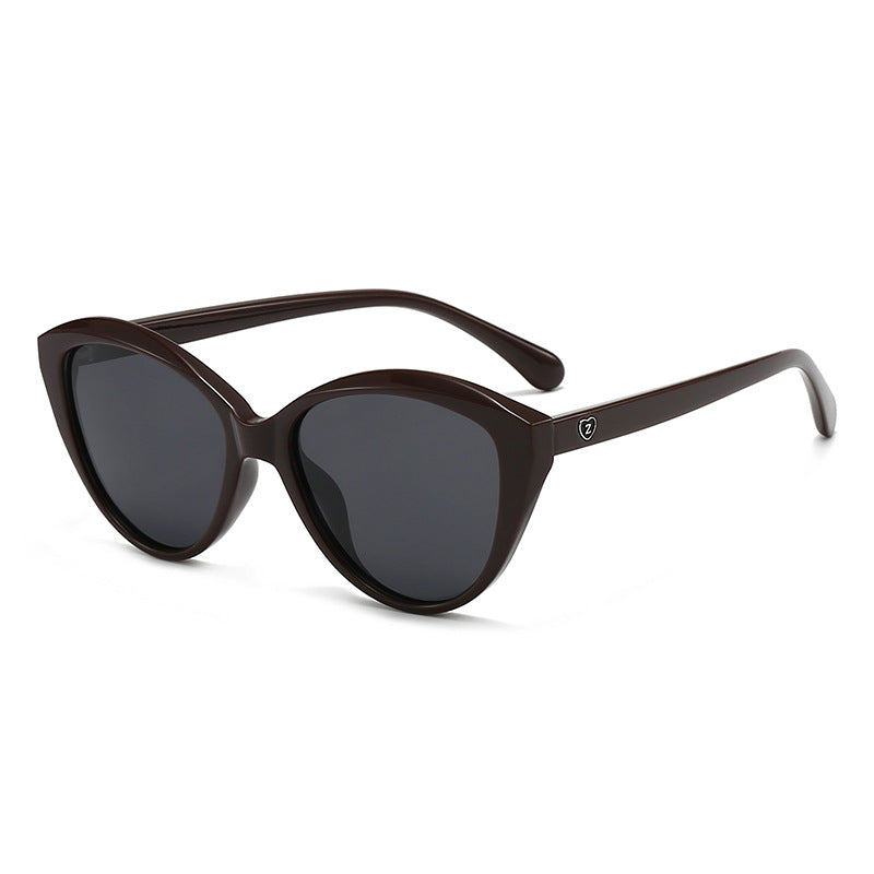 Damen Cat-Eye Sonnenbrille mit modischem und robustem Rahmen Karnz