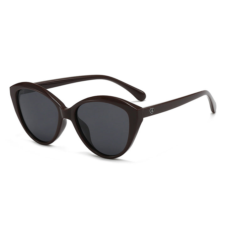 Damen Cat-Eye Sonnenbrille mit modischem und robustem Rahmen Karnz