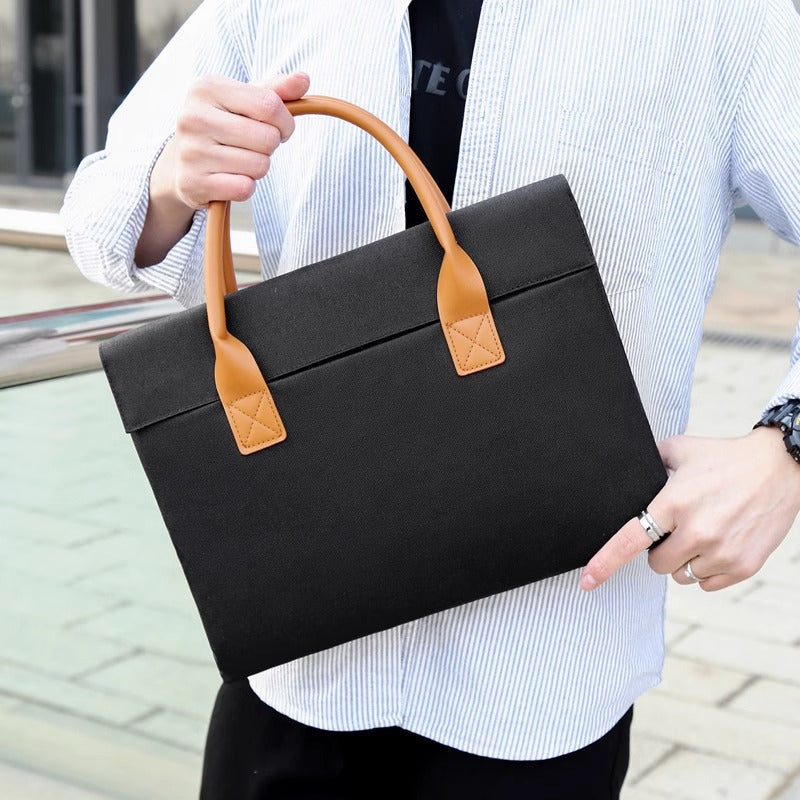 Moderne strukturierte Laptop-Tote-Bag Karnz