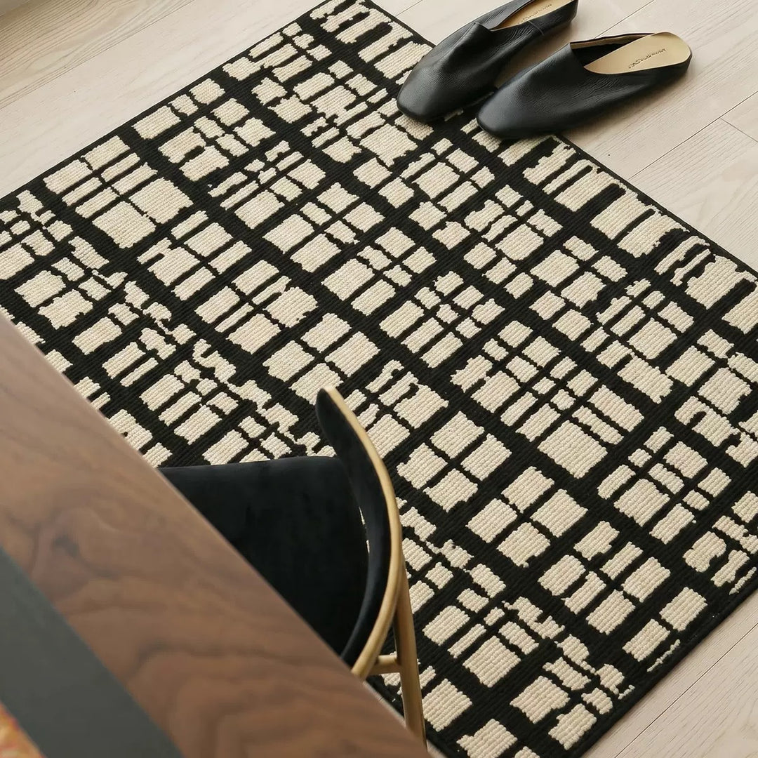 Stylischer geometrischer Muster-Indoor-Teppich