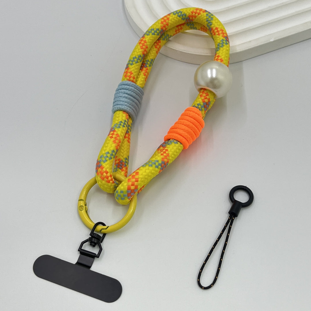 Farbenfrohes geflochtenes Handy-Lanyard-Halter Karnz