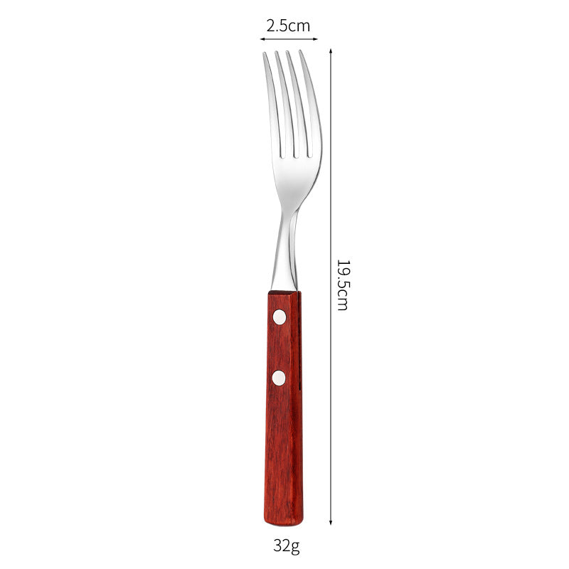 Dessertlöffel mit Ergonomischem Holzgriff Karnz