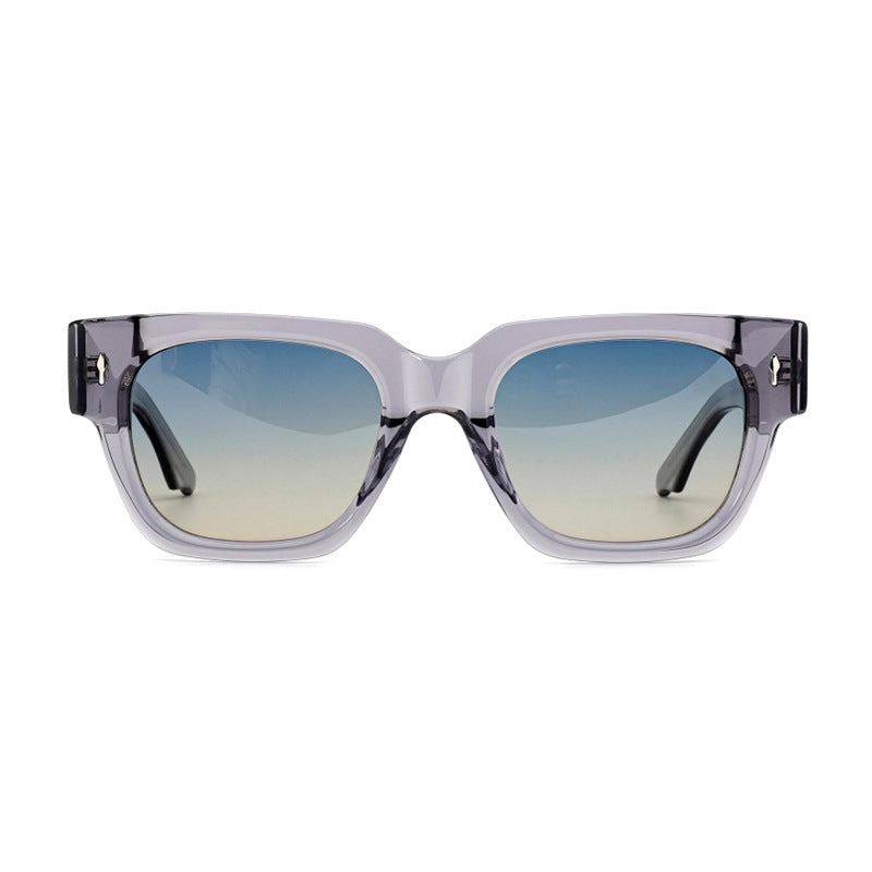 Damen modische Sonnenbrille mit hochwertigem Rahmen und seitlichen Akzenten Karnz