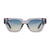 Damen modische Sonnenbrille mit hochwertigem Rahmen und seitlichen Akzenten Karnz