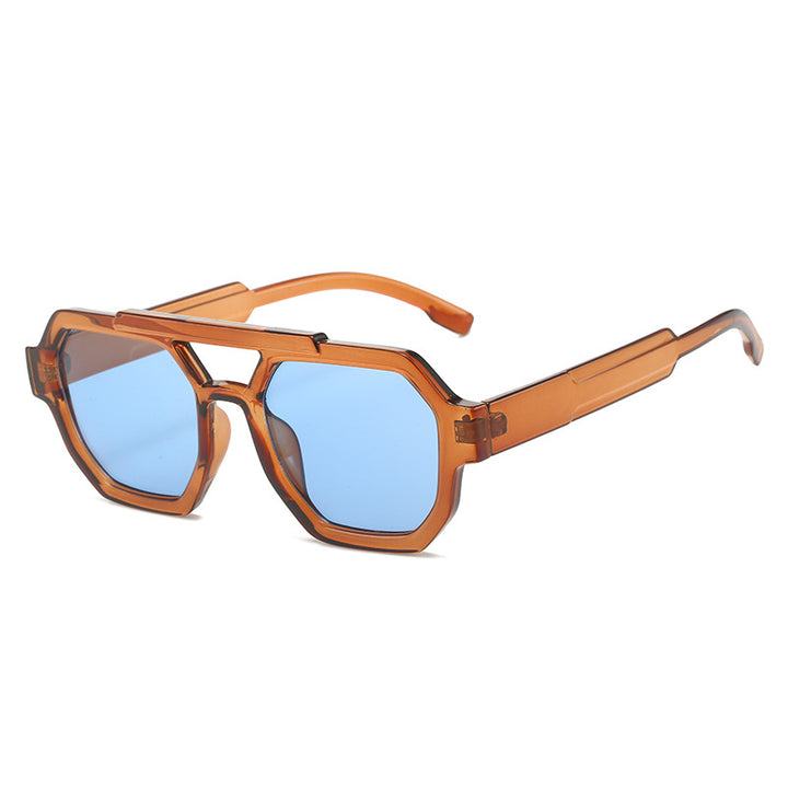 Geometrische Oversized Sonnenbrille Karnz