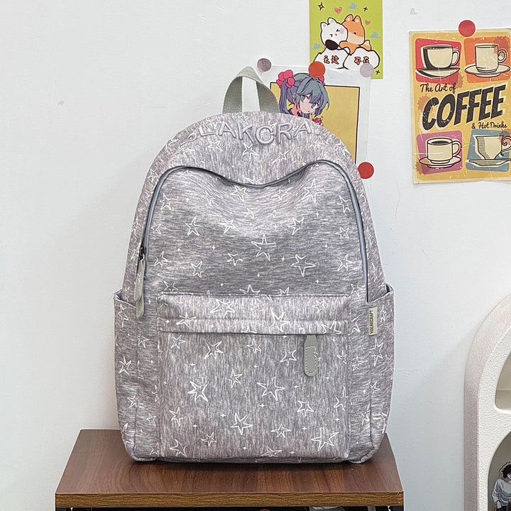 Lässig Alltags-Star-Print-Rucksack Karnz