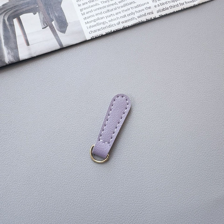 Stylische Leder Schlüsselanhänger Tab Karnz