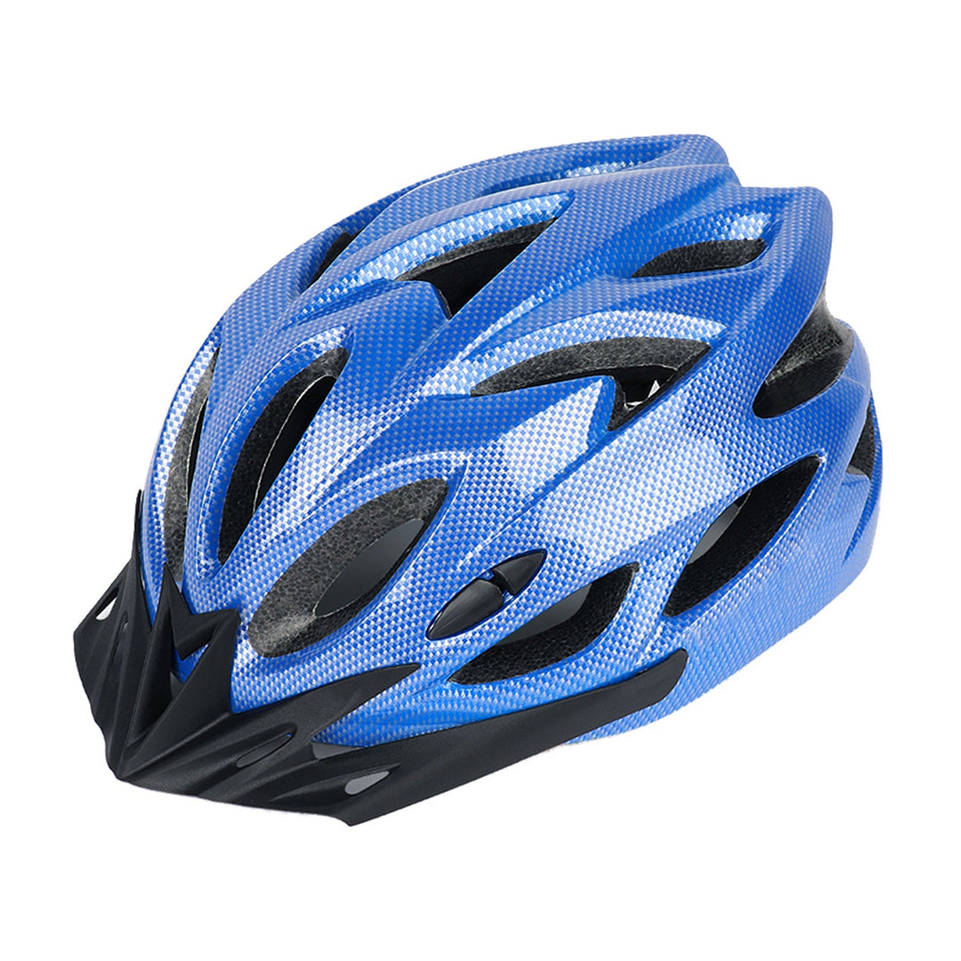 verstellbarer belüfteter Straßen- und Mountainbike-Helm mit Visier und hinten einstellbarem Fit Karnz