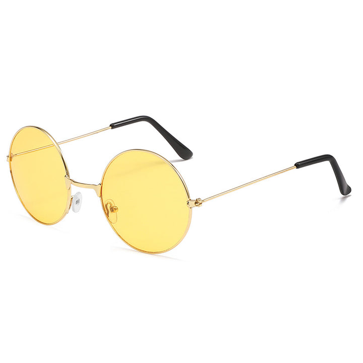 Retro Runde Glas Sonnenbrille Karnz