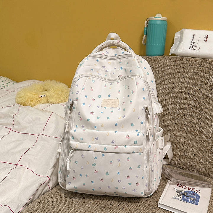 Stylischer Multi-Taschen-Rucksack mit dekorativen Akzenten Karnz