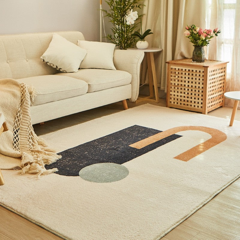 Abstraktes Design Boden Teppich Karnz