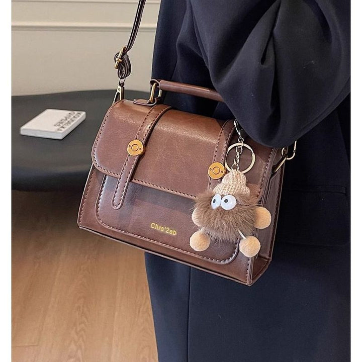 Strukturierte Kunstleder-Handtasche Karnz