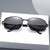 Damen elegante Sonnenbrille mit modernem Metallrahmen Karnz